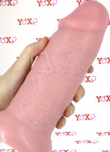 KING COCK - Fallo Ultra Realistico color Pelle 25 x 7,9 cm. Alta Qualita MADE in USA