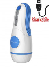 Masturbatore Vibrante con Aspirazione e Effetti Sonori Ricaricabile USB