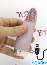 Stimolatore per clitoride in silicone con setole ultra stimolanti 10 velocità ricaricabile  USB