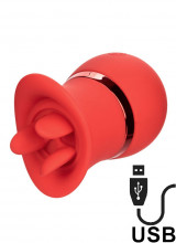 Stimolatore clitorideo Succhia e Lecca clitoride French Kiss con Vibrazione Ricaricabile con USB