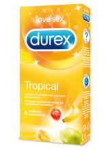 Profilattici Durex "Tropical" alla Frutta - 6 Pezzi
