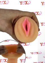 Lia's Play - Masturbatore a Forma di Vagina in Morbido TPR Color Carne