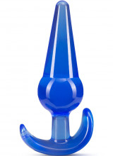 Cuneo anale da passeggio con bulbo blu 12,2 x 3,8 cm.