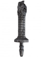 Rougarou - Dildo Impugnatura con Aggancio Universale 30 x 5 cm. Grigio