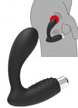 Vibratore per Prostata Nero 11 cm Ricaricabile USB