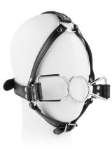 Spider O-Ring in Acciaio per BDSM Fetish con Imbracatura Testa 