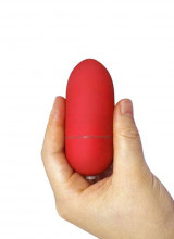 Ovulo vibrante multivelocità rosso 8 x 3,5 cm.