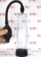 Pompa sviluppa pene PSX04 trasparente 21 x 6 cm.