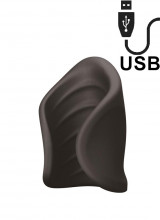 Kamaria - Masturbatore Vibrante in Silicone Ricaricabile USB Nero