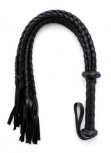 Frusta BDSM Gatto a Nove Code Intrecciate in Ecopelle 75 cm. 