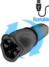 Cuper - Masturbatore con Effetto Rotante 360° Ricaricabile USB Nero