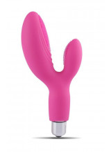 Stimolatore Clitoride e Punto G con Morbide Setole in Puro Silicone 13,5 x 3 cm.
