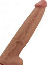 Dildo Mulatto Annibale con Pelle Scorrevole e Ventosa 32 x 6 cm