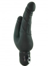 Vibratore Doppio Anale e Vaginale con 2 Motori 14 x 4,5 e 10 x 2,5 cm.