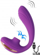 Succhia Clitoride e Vibratore Punto G Ricaricabili USB 