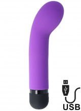 Vibratore Punto G 12,7 x 2,9 cm Viola Ricaricabile con USB