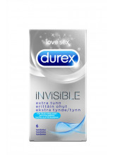 Profilattici Durex "Invisible" ultra sottile - 6 Pezzi