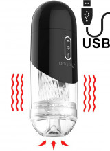 Masturbatore Per Uomo Vibrante Risucchio Ricaricabile USB Einar 