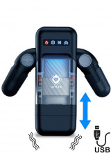 Masturbatore Maschile Elon con Effetto Spinta e Vibrazione Riscaldante e Ricaricabile con USB