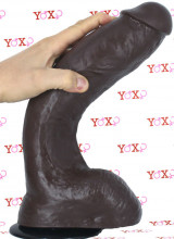 Jay XL - Fallo Realistico Gigante con Aggancio Mega-Hung 33 x 7,2 cm. Africano