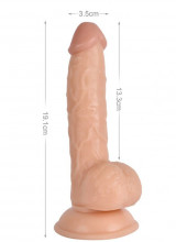 Dildo Realistico Carne 19 x 3,5 cm. Ethan