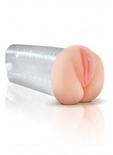 Vagina e Ano Penetrabili "See Thru Stroker" - Trasparente