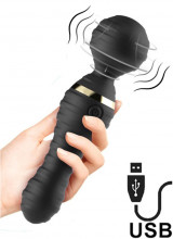 Massaggiatore Vibrante in Silicone FREEDO Nero