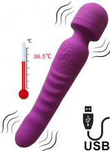 Massaggiatore Doppio Vibrante e Riscaldante 23 x 4,2