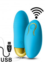 Ovetto vibrante Revel Winx Blu con telecomando wireless