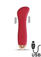 Vibratore Phana in Silicone 11,5 x 3 cm Ricaricabile con USB Rosso