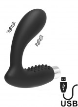 Vibratore per Prostata Nero 11 cm Ricaricabile con USB
