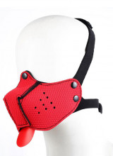 Museruola per Cane Puppy in Neoprene per Dogplay Rosso