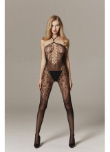 Bodystocking Sensuale "RILEY" Taglia Unica Elasticizzata (36-48) Nero
