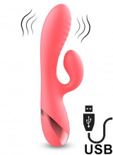 Vibratore Rabbit Lea USB Ricaricabile Rosa 10 x 3,5 cm