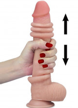 Fallo Ultra Realistico con Pelle Scorrevole Dual Layer 22 x 4 cm. Color Carne