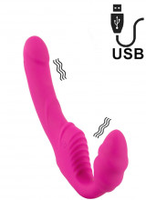 Fallo Indossabile Pinky per Donna Doppia Vibrazione USB Ricaricabile