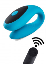 Vibratore per Coppia E12 Azzurro