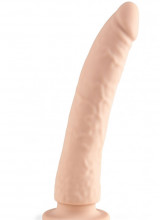 Dildo Realistico in Puro Silicone E11 19 x 3,5 cm con Ventosa Carne