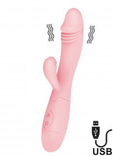 Vibratore Rabbit Snappy Ricaricabile con USB 19 x 3 cm