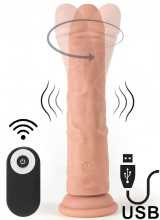 Vibratore Rotante Realistico R7 con Controllo Remoto 19 x 4 cm