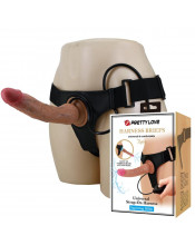 Imbragatura Strap On per Donna Con Dildo Realistico Eiaculante Kyton 20,5x4 cm