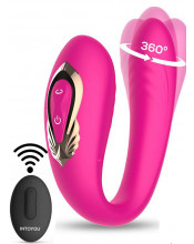 Vibratore Per Coppia Con Oscillazione a 360º Telecomando Ricaricabile USB Lanty 