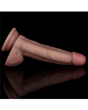 Dildo Realistico Doppio Strato Waylon 17,5 x 3,7 cm Carne