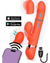 Vibratore Rabbit con APP - Vibra, stimola e sditalina Mindy 