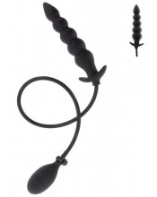 Plug Anale Gonfiabile 18,5-23 cm x 4-5,5 cm Silicone Nero