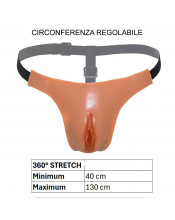 Vagina Indossabile Penetrabile in Silicone