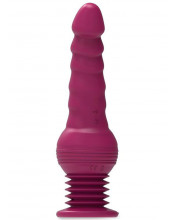 Vibratore Ultra Potente con Spinta e Ventosa 23,8 x 3,7 cm Ricaricabile USB