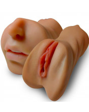Masturbatore 3 in 1 Vagina, Ano e Bocca Super Jess