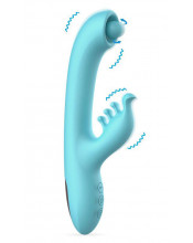 Vibratore Rabbit Murly con Palla Massaggiante 360° e doppia Vibrazione 22 x 3,6 cm