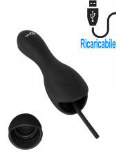 Vibratore per Glande con 3 Dilatatori Uretrali Intercambiabili in Silicone Ricaricabile USB Nero